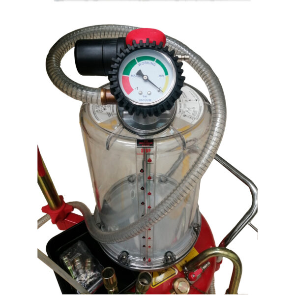 Aspirador o Succionador Neumático para Aceite quemado o usado, con capacidad para 70Lts.