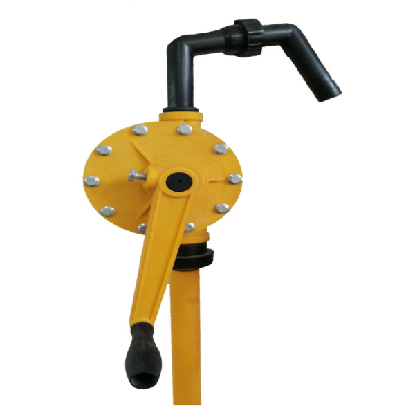 Bomba manual de transvase para adaptar a tambores de 15 a 55gls. Tipo rotativa. - Imagen 4