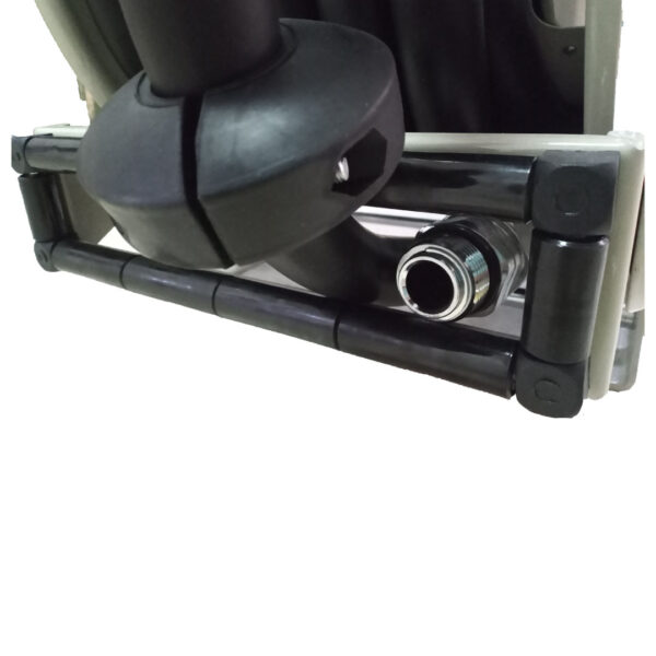 Carretel metálico autoretractil, sin manguera para 300psi, con entrada y salida de 1". Capacidad para mangueras de: 3/4" hasta 15mts y de 1" hasta 15mts. - Imagen 4