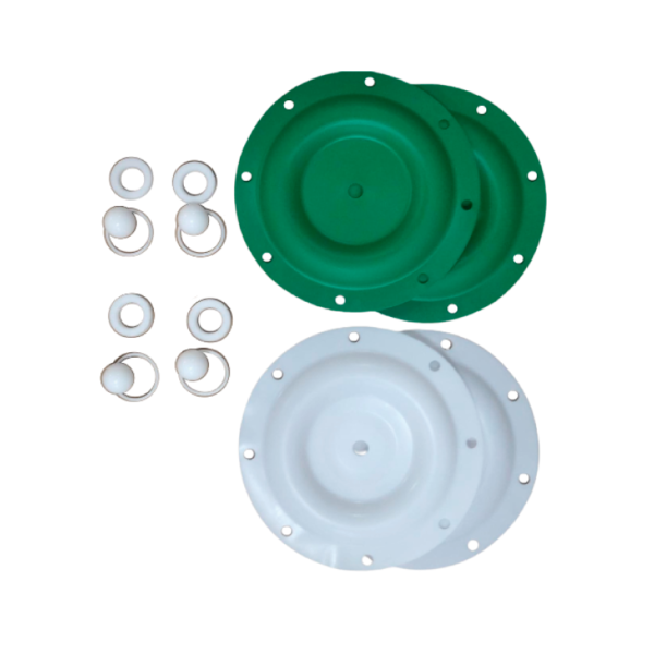 Repuestos bomba neumática de doble diafragma  metálica  3/4″, 1″ Y 1-1/2″ – «FLUIDO»